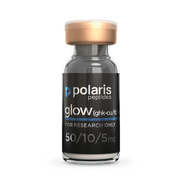 GLOW: GHK-cu 50mg, TB-500 10mg, BPC-157 5mg Blend